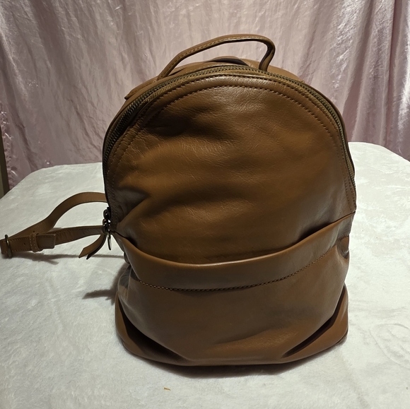 Lucky Brand Backpack Brown Leather Backpack - Picture 2 of 7